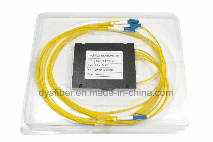 Fiber Optic Singlemode 9/125 1X4 Sc/Upc PLC Coupler