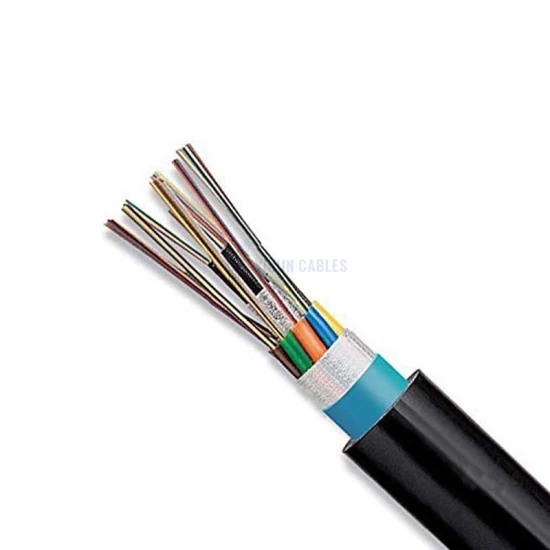 Câble à fibres optiques Cnnection SM G652 SM fibre monomode 0,5 FRP force extérieure/intérieure FTTH câble d'interface à fibres optiques Gjyxch