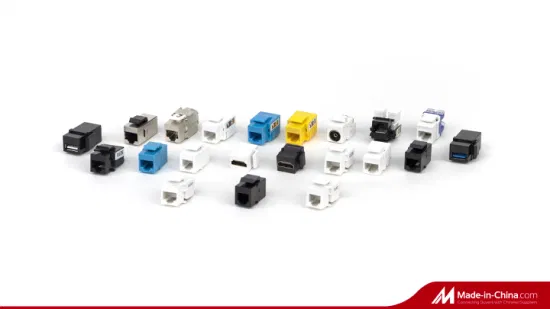 RJ45 CAT6A Keystone Jack a protégé le connecteur de module Keystone de FTP 8p8c